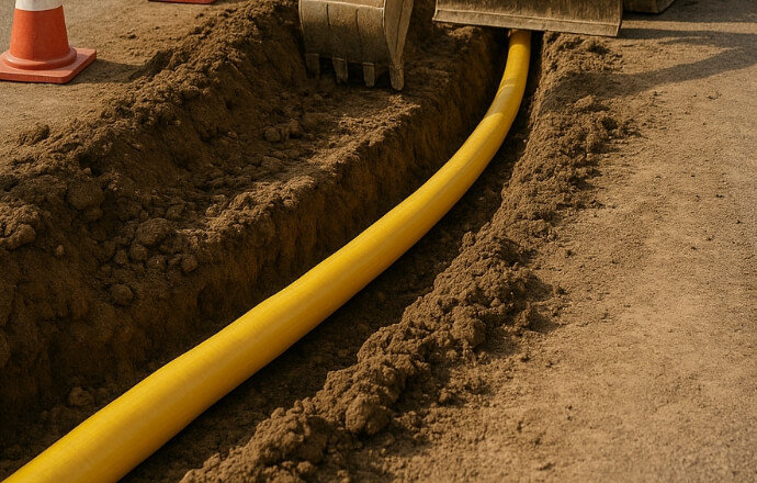 都市ガス配管工事